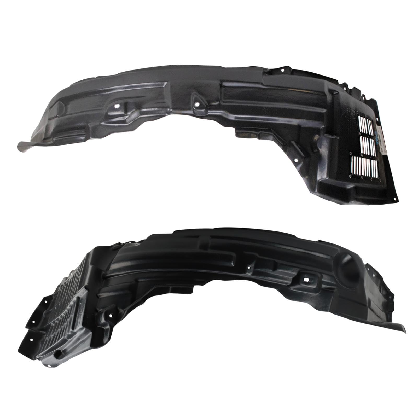 TRQ Front Inner Fender Liner Set | For 2008-2015 Mitsubishi Lancer MI1248125 MI1249123