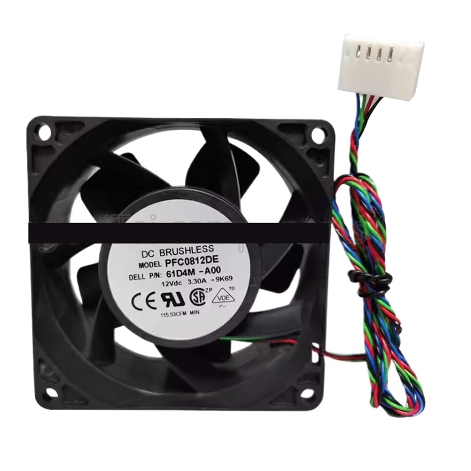ANERTQUIH PFC0812DE 12V 3.3A 8038 Cooling Fan