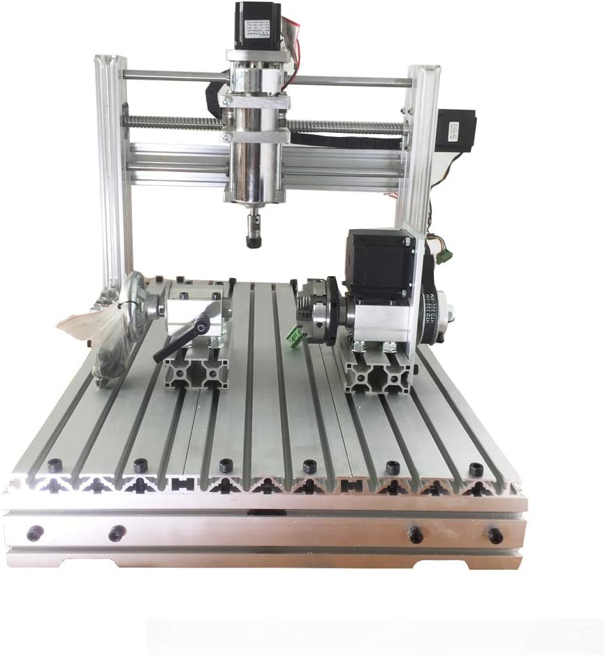 Purewords CNC 3040 400w 4 Axis USB Port 3D Drilling Router DIY cnc3020 Wood Carving Engraving Machine Engraver Milling Machines Kit …