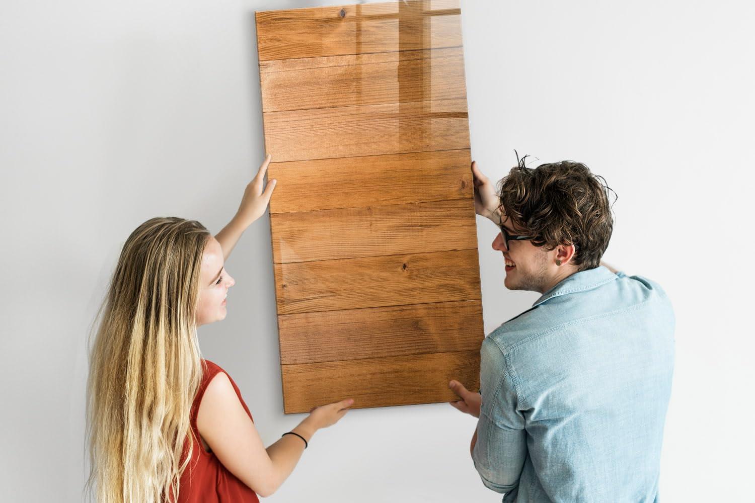 Lavagna memo magnetica da parete 60x120 cm | Pannelli di legno