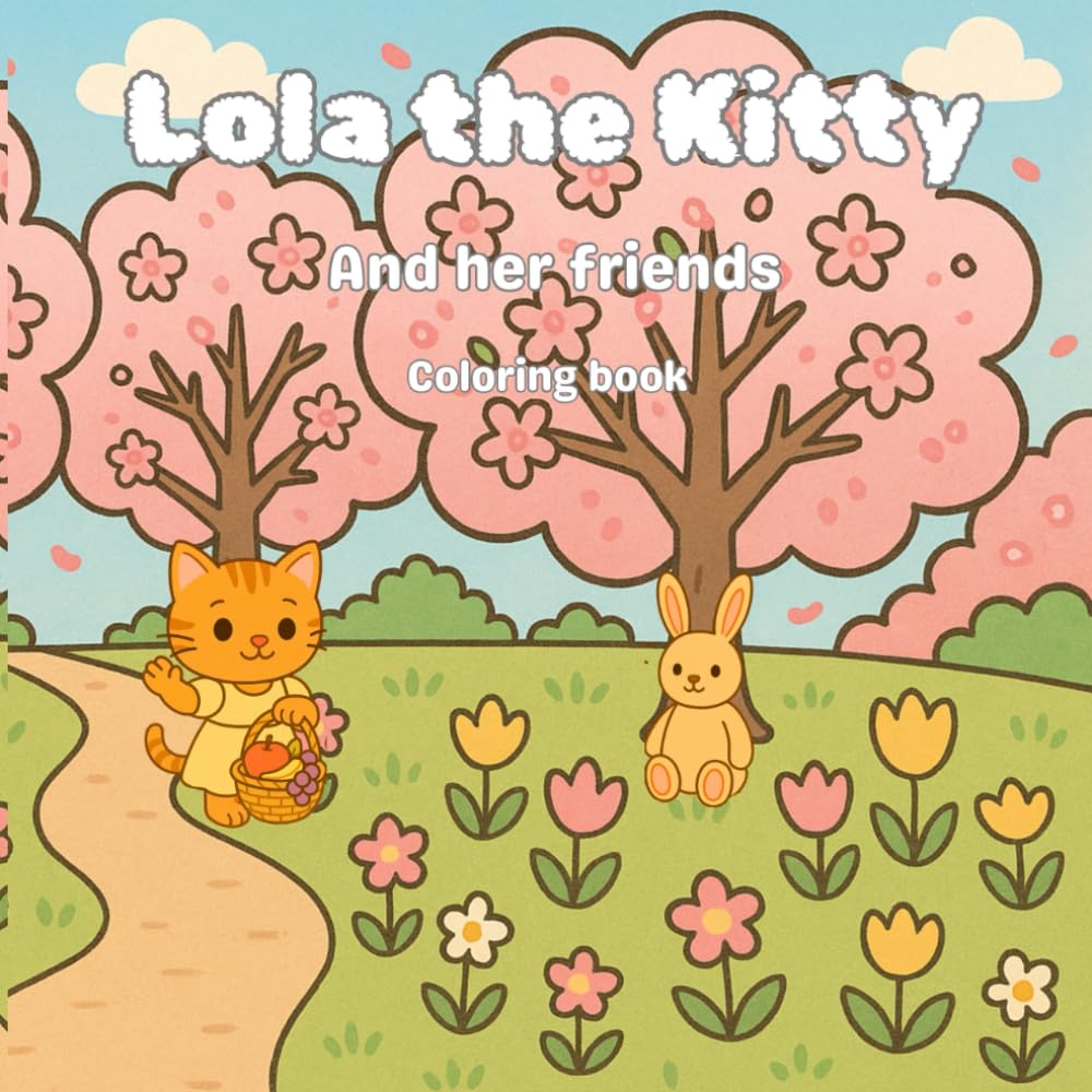 Lola the kitty: And her friends Coloring book