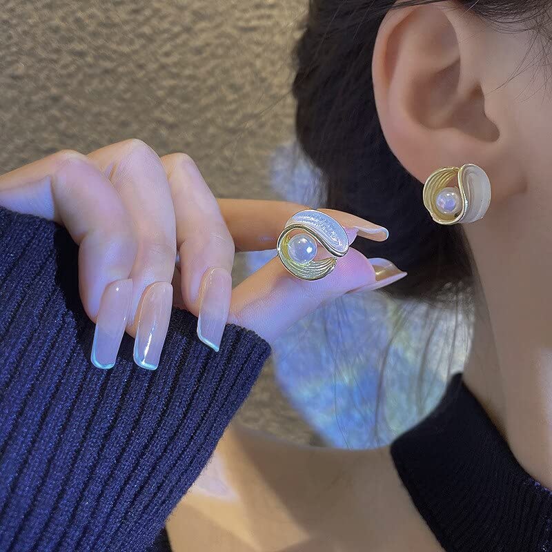 Boucles d'oreilles perles cœur zircon cadeau anniversaire