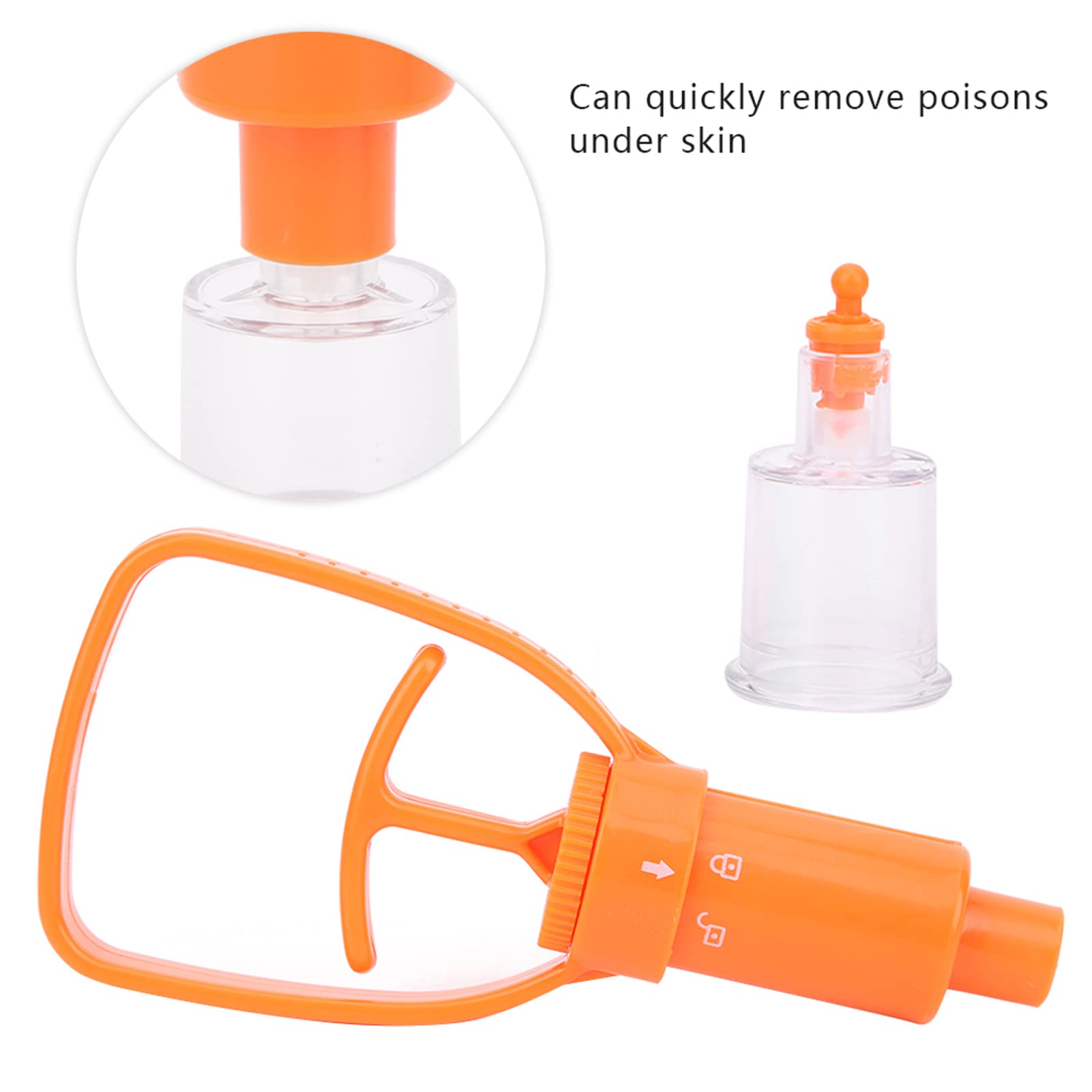 Kit, Pratico complemento allo Extractor Pomp, Kit di estrattori di Veleno da Campeggio per morsi di Serpente, api, vespe e zanzare