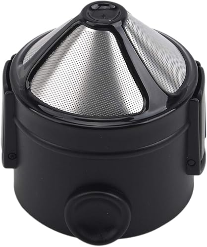 Miniatura 2 de Underleaf Filtro de café portátil 304 de acero inoxidable por goteo de café soporte de té cestas de embudo reutilizable infusor de té y soporte