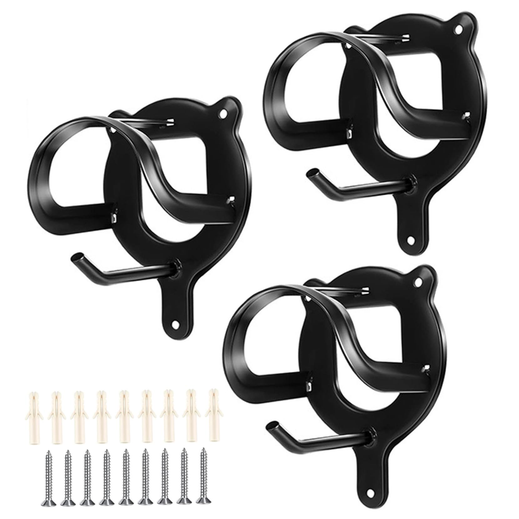 Estante de brida de metal para colgar en pared, soporte para silla de montar de caballo Gcroet