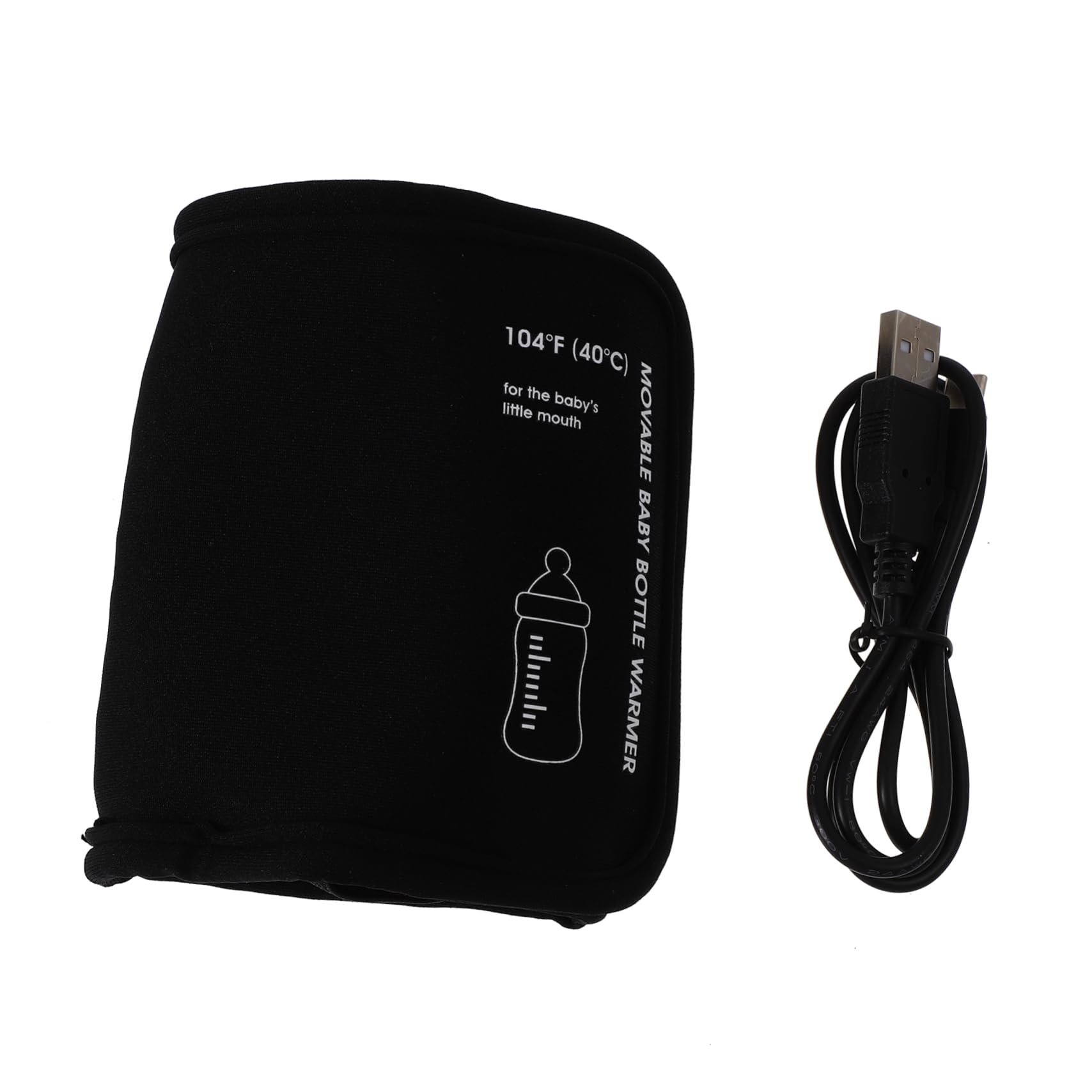 Calentador de Biberones para Coche USB Portátil Negro