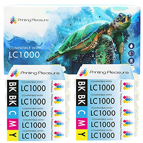 D&C Cartucce d'inchiostro compatibili per Brother LC-970 LC-1000XL per Brother DCP-130C DCP-135C DCP-150C DCP-330C DCP-350C DCP-357C MFC-235C MFC-240C MFC-260C MFC-465CN MFC-5460CN DCP-750CW (6-Pack