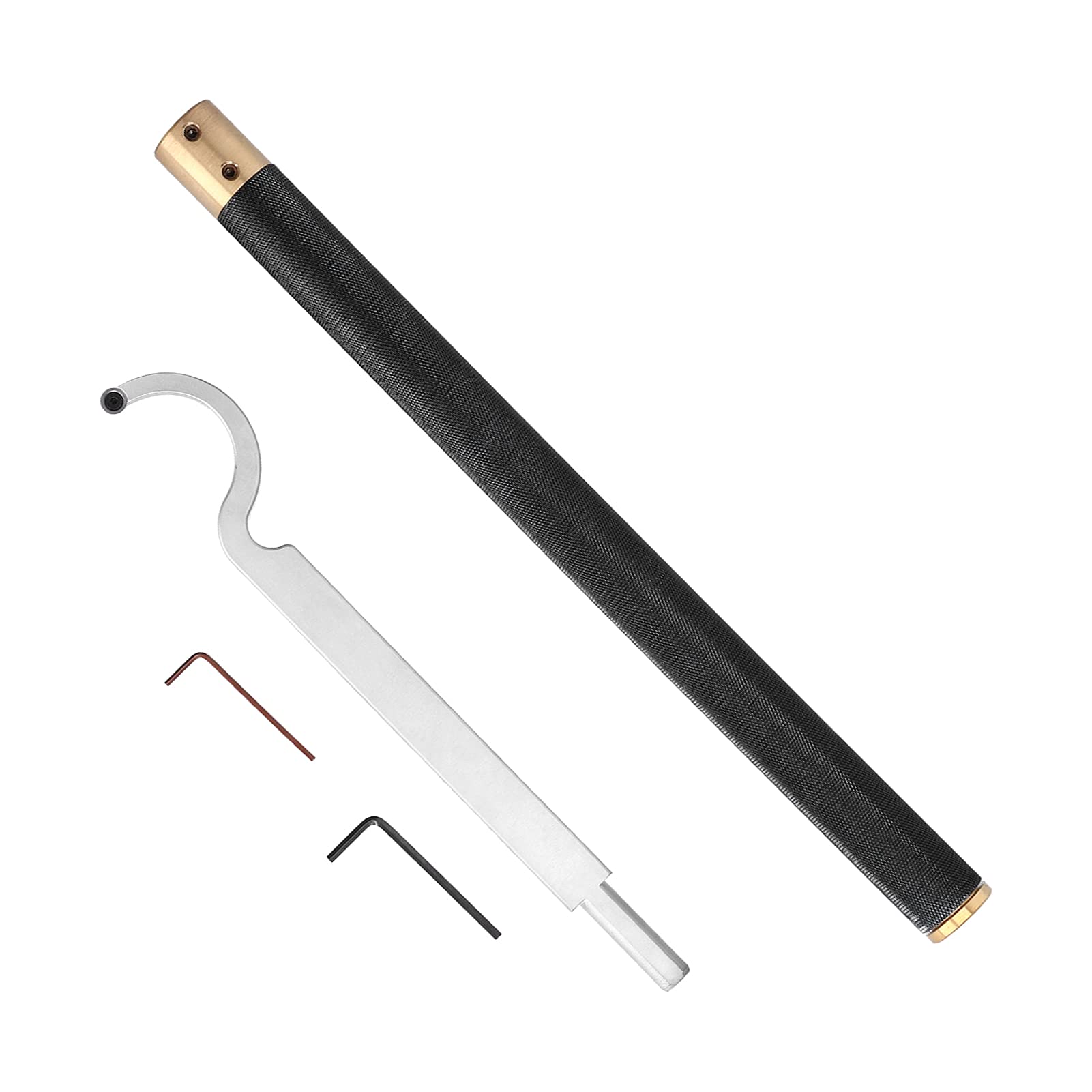 Juego de herramientas para ahuecar en torno de madera, herramientas para torno de torneado de madera con hoja de aleación de tungsteno y titanio, mango ergonómico de aleación de