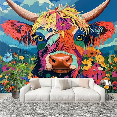 Papier Peint Intissé Grand Format pour Rénover et Décorer un Mur Blanc
