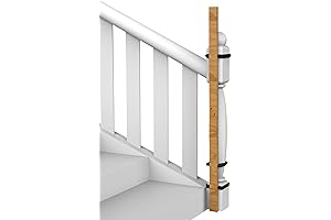 Extra Tall Baby Banister Gate Adapter Kit for Pressure & Hardware Mounted...