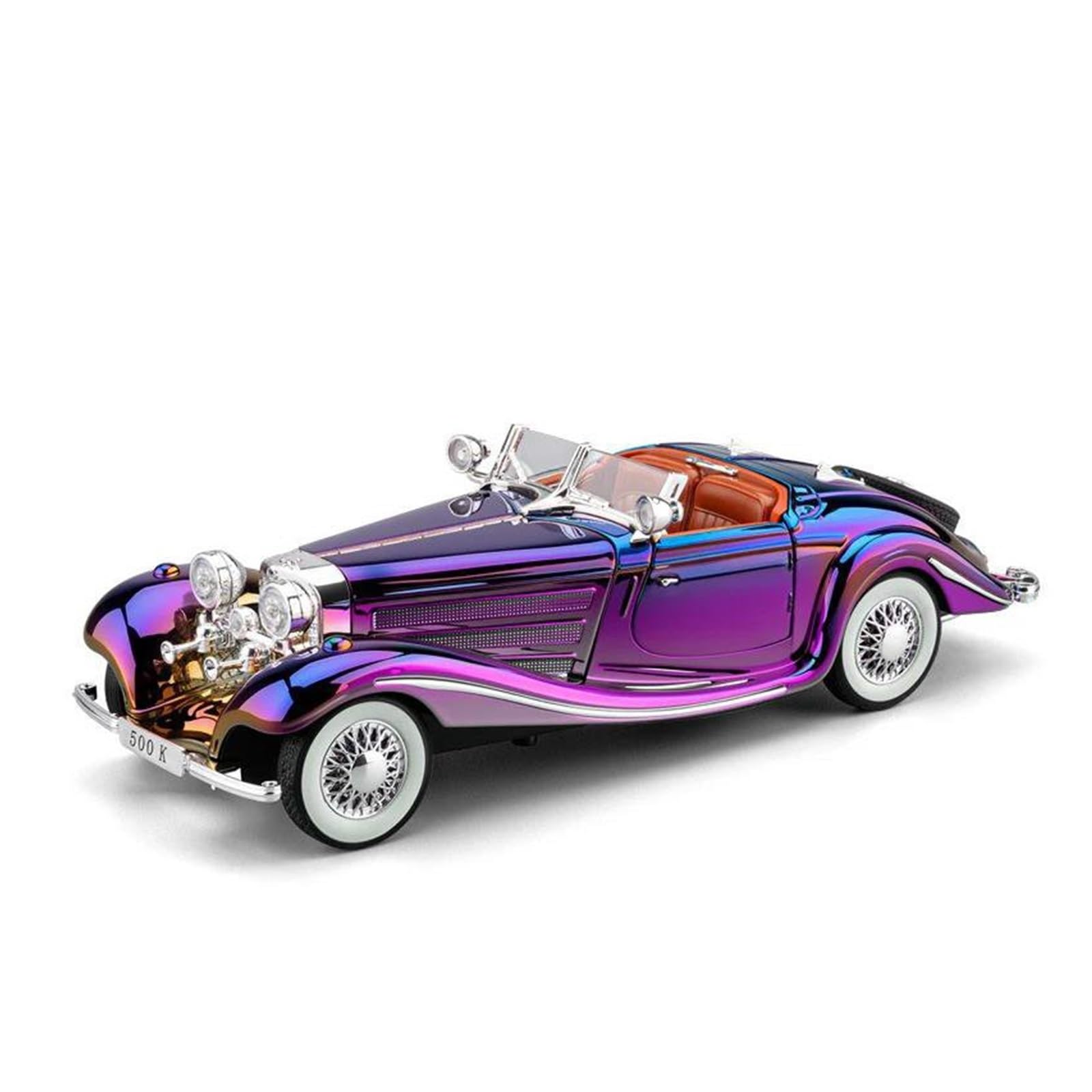 Btwodian Scale Model Car For Benz 500K 1936 Diecast Model Car
