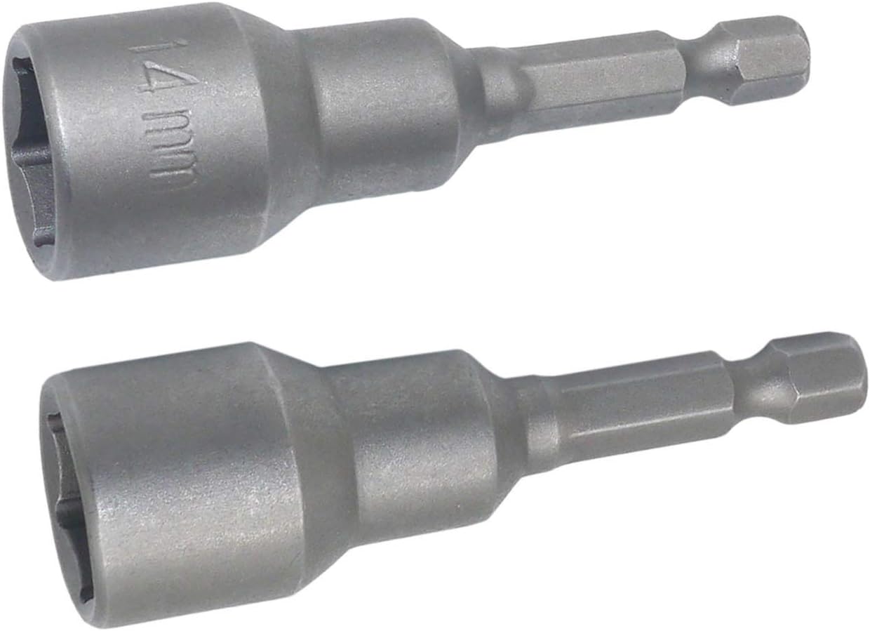 18mm Hex Shank Magnetic Nut Driver Power Screw Drill Bits Socket Wrench Tools 2Pcs