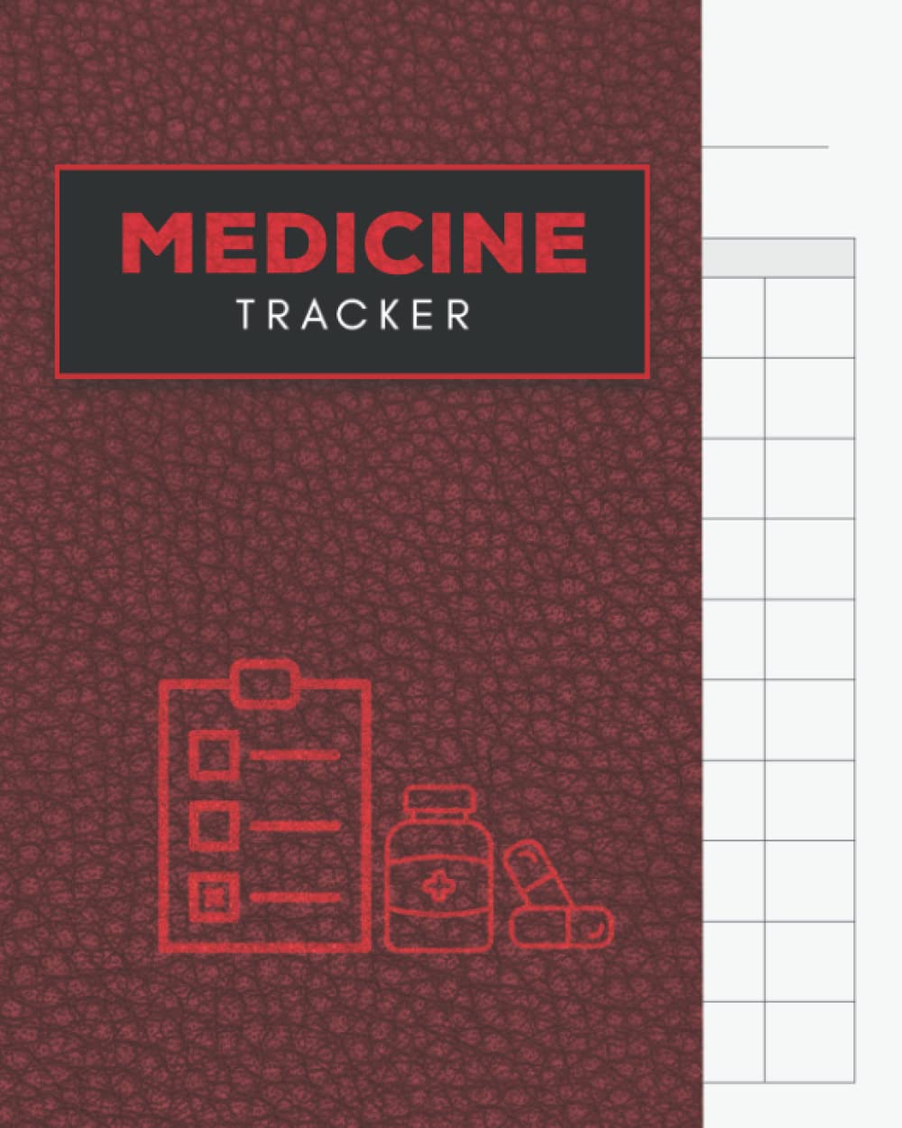 Medicine Tracker: Simple Medication Log Book For Daily Reminder, Pill Record Book, Personalized Drug List Chart For Your Health For Aging People, ... Dose Journal For Elderly, Men, Women, Adults