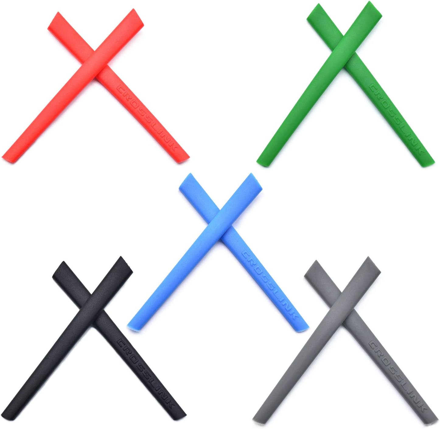 HKUCO Replacement For Oakley Crosslink Pitch Sunglasses Rubber Kit