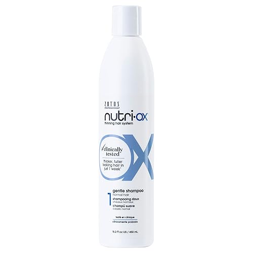 Nutri-Ox Sistema de adelgazamiento de champú suave  Cabello normal  15.2 Fl Oz