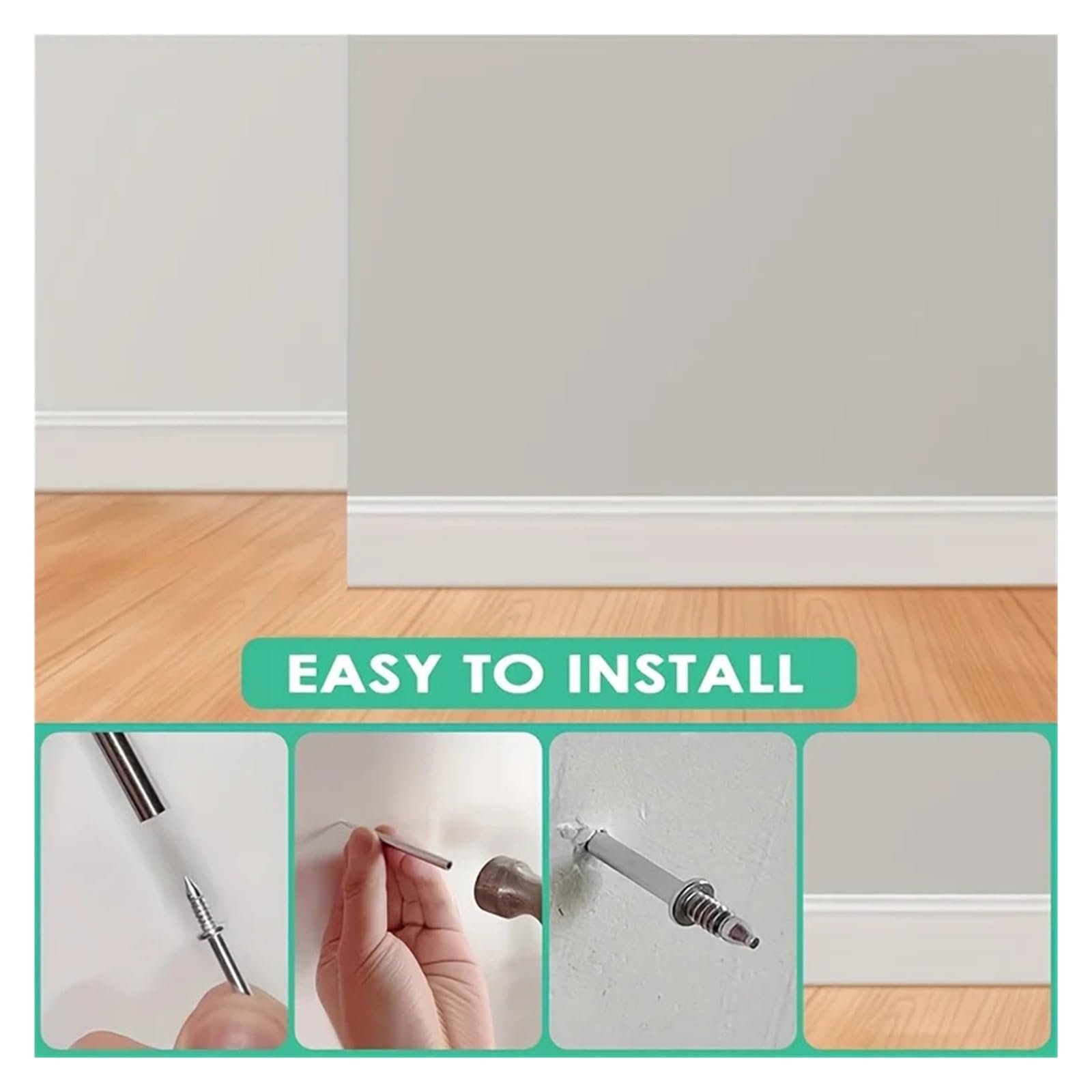 500 Clavos De Hormigón De Doble Cabeza, Decoración De Pared Invisible Con 5 Mangas