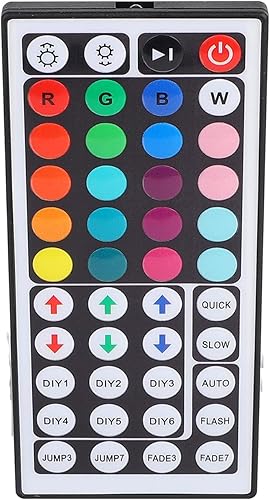 Tira de luces LED RGB de 44 teclas, control remoto IR de repuesto para SMD 5050 3528 2835 RGB luces de tira de luz LED (1 unidad)