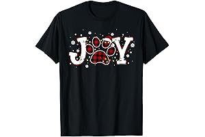Red Plaid Dog Paw Print Christmas Puppy Holiday Ornament T-Shirt