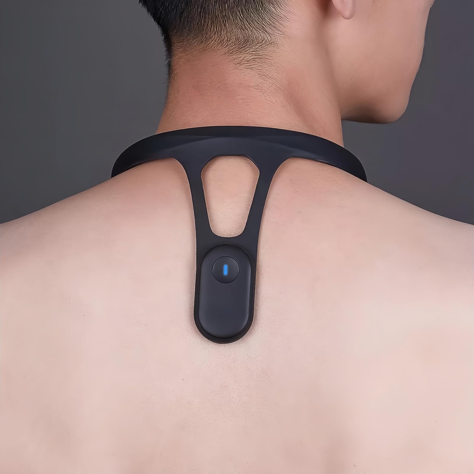 Correttore Di Postura Con Cinturina Regolabile Smart Vibration Reminder Braces Posteriori Superiori, Controllare La Postura In Tempo Reale, Senza Cinturine, Migliorare La Salute E Il Temperamento