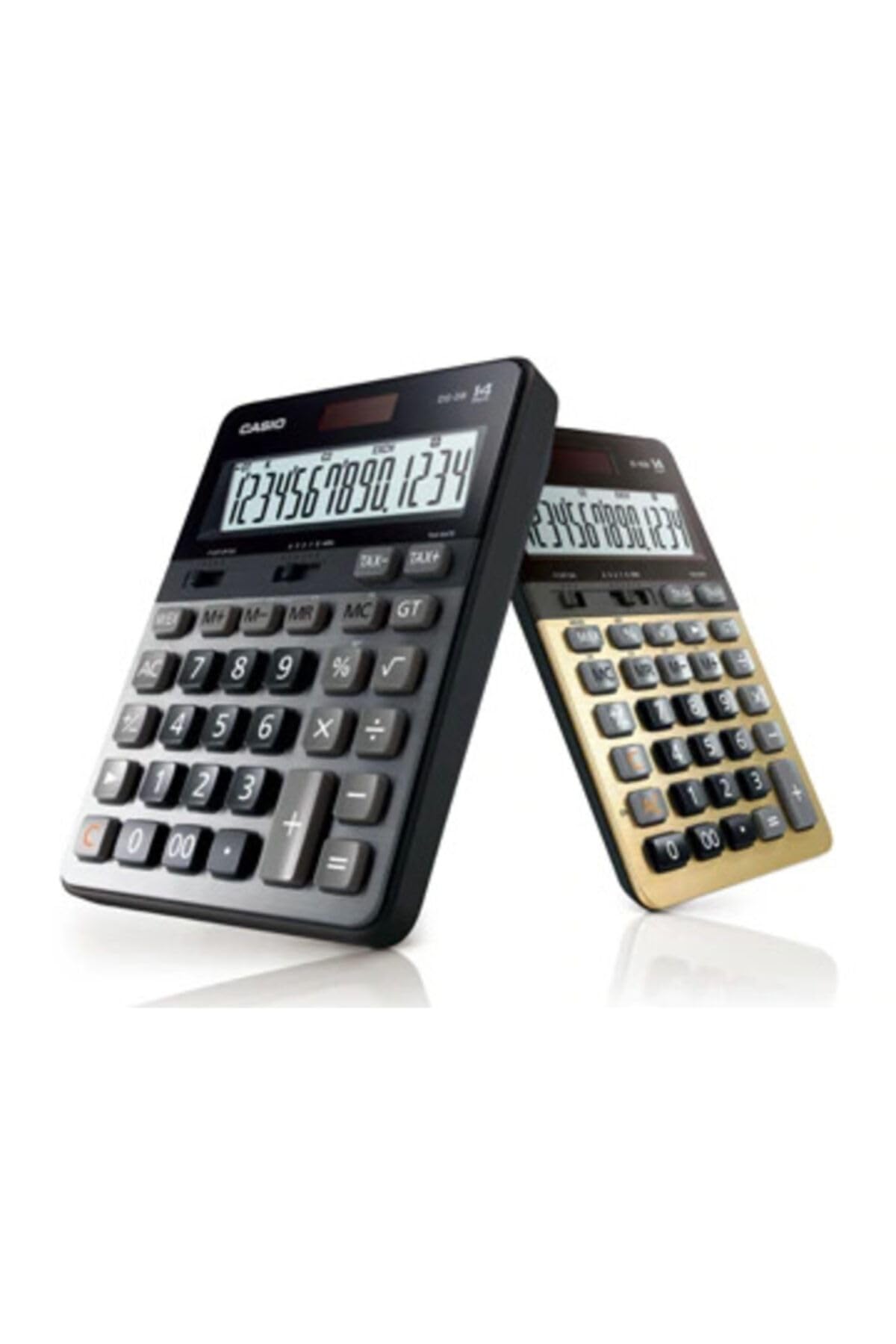 Casio DS-2B-GD-W-DH stacjonarny kalkulator cyfrowy - czarny i złoty