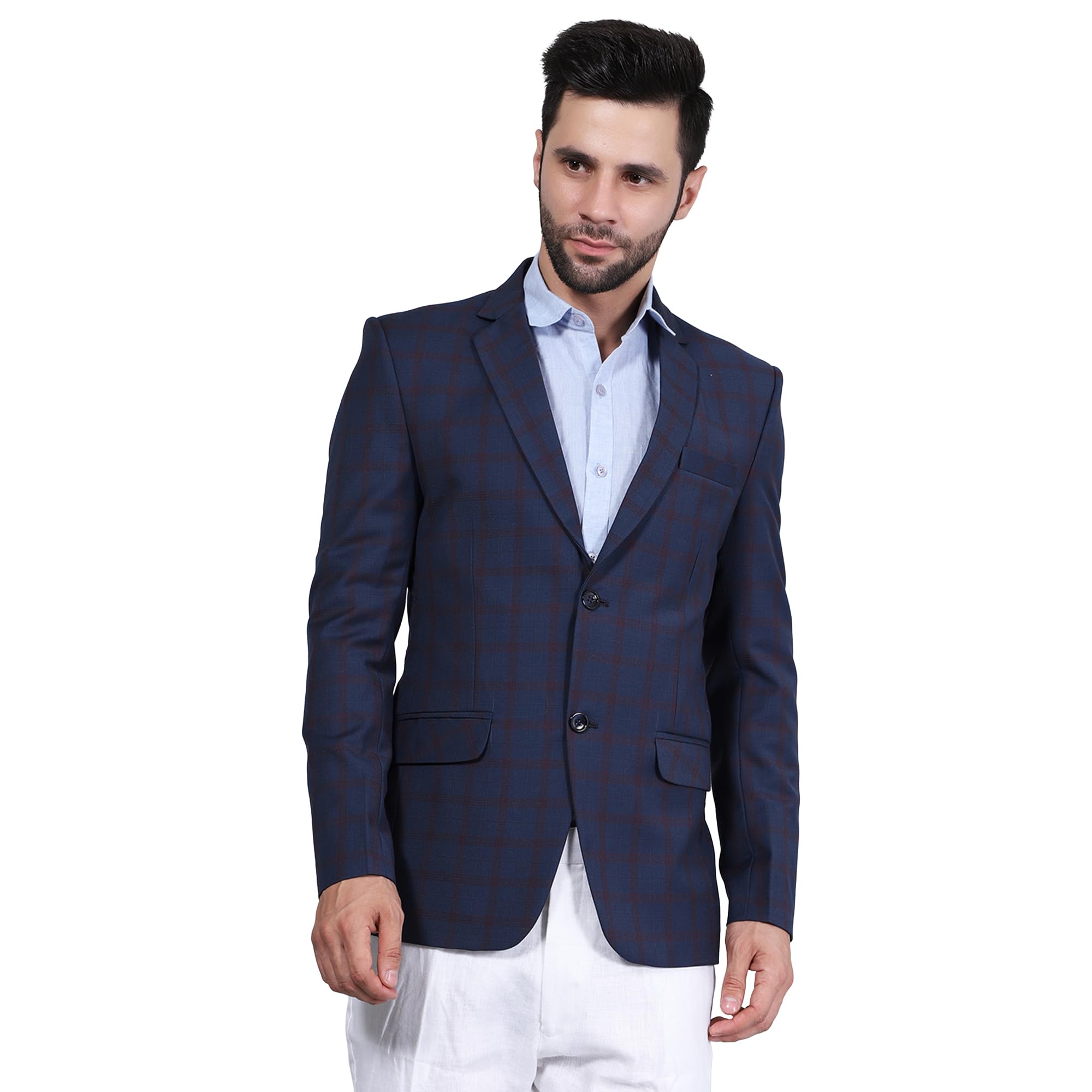 wintage Poly Viscose (by Raymond's Mills) Blue Blazer-picture-16