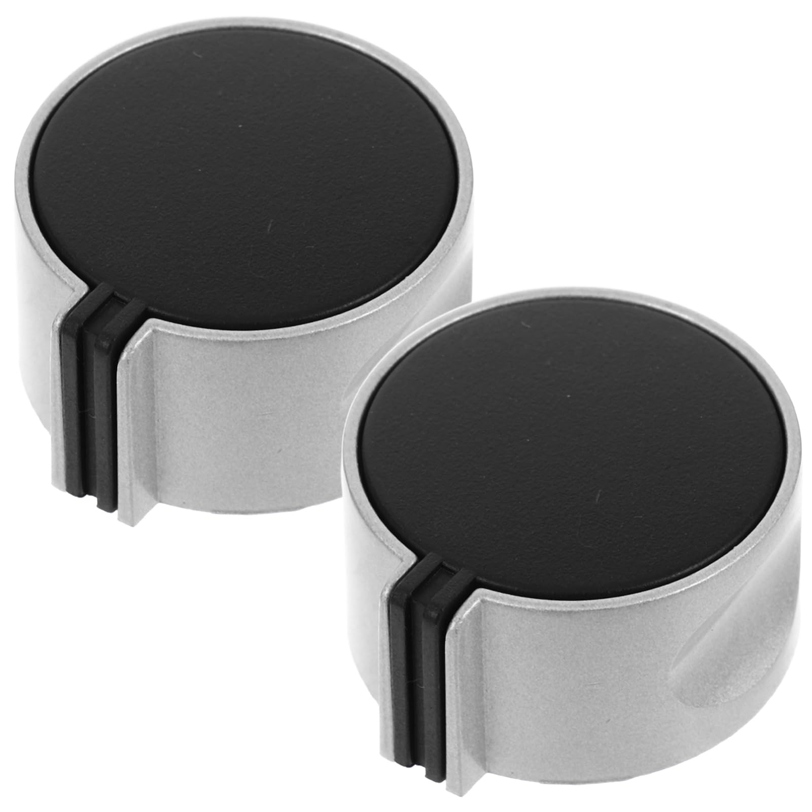 SEWACC 2Pcs Stainless Steel Stove Control Knobs Replacement for Gas Burner Durable Cooking Knobs with Quick Installation Compatible with Various Range Stoves