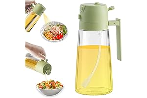 2-in-1 Olive Oil Dispenser Bottle: Convenient Cooking Companion for Every Kitchen