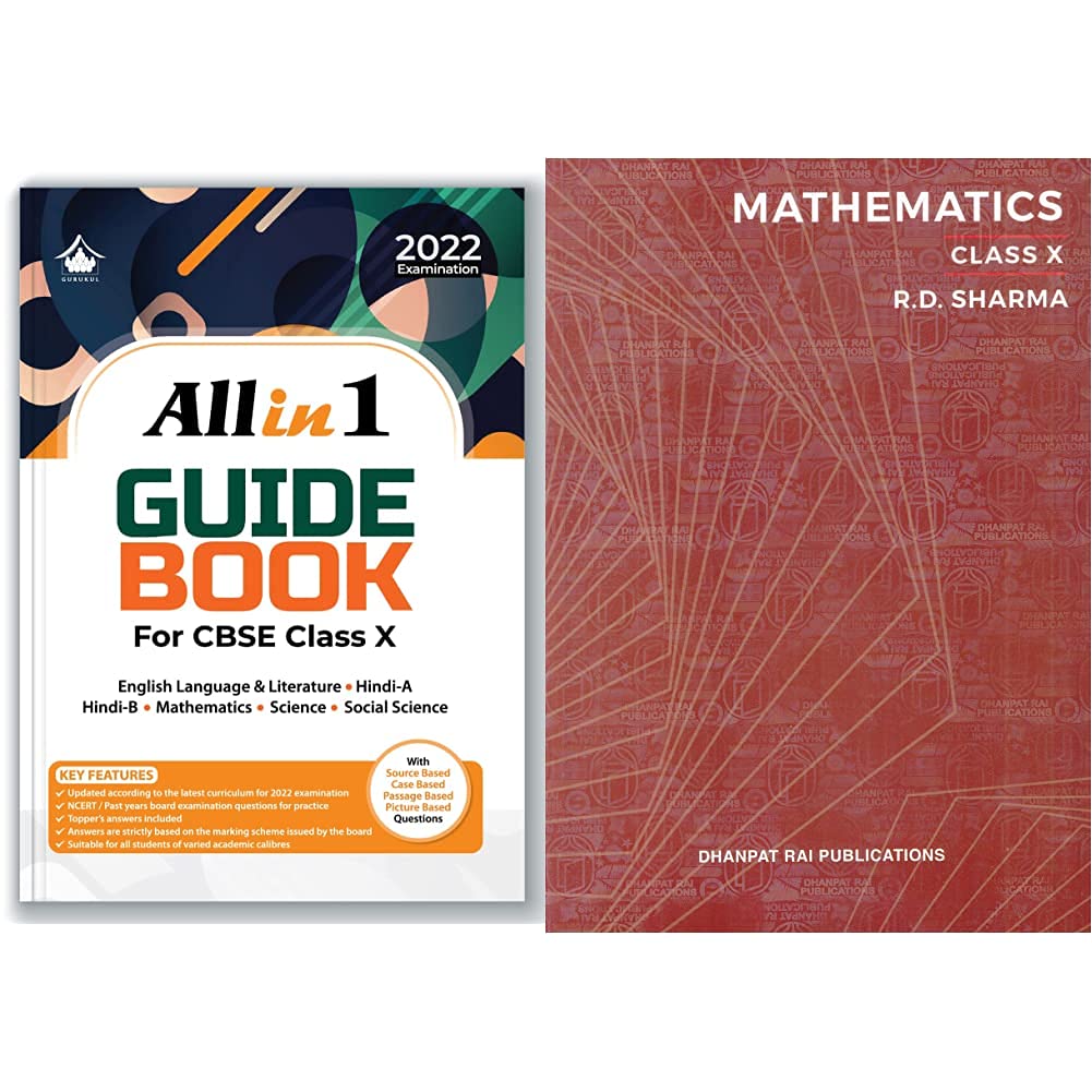 Buy All in 1 Guide Book: CBSE Class 10 for 2022 Examination - Study ...