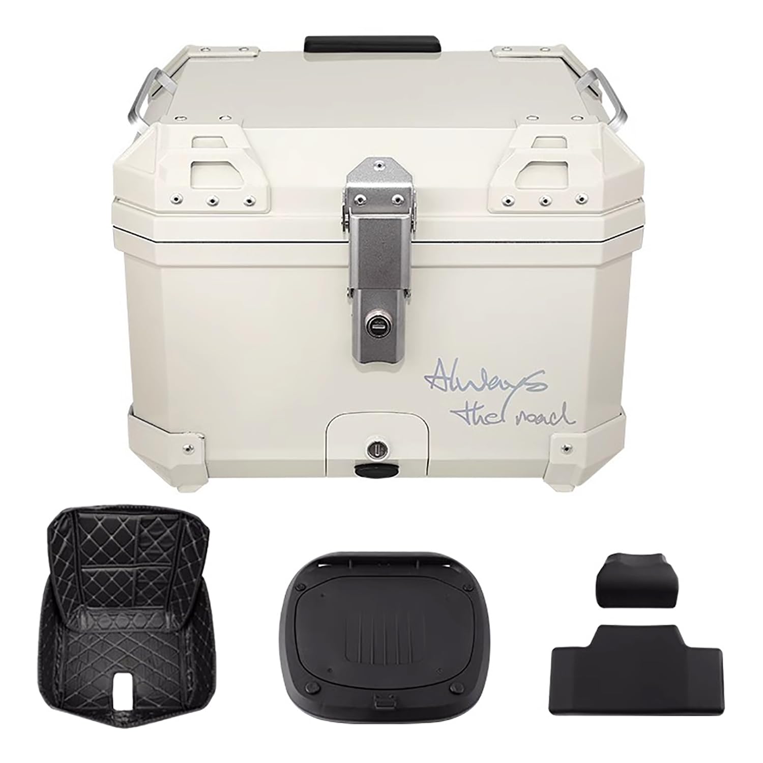 Amazon | トップケース バイク リアボックス 57L大容量 取り付けベース