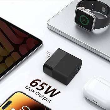 Amazon | 充電器 type-c Surface充電器 GaN 65W 2ポート(USB-A/USB-C