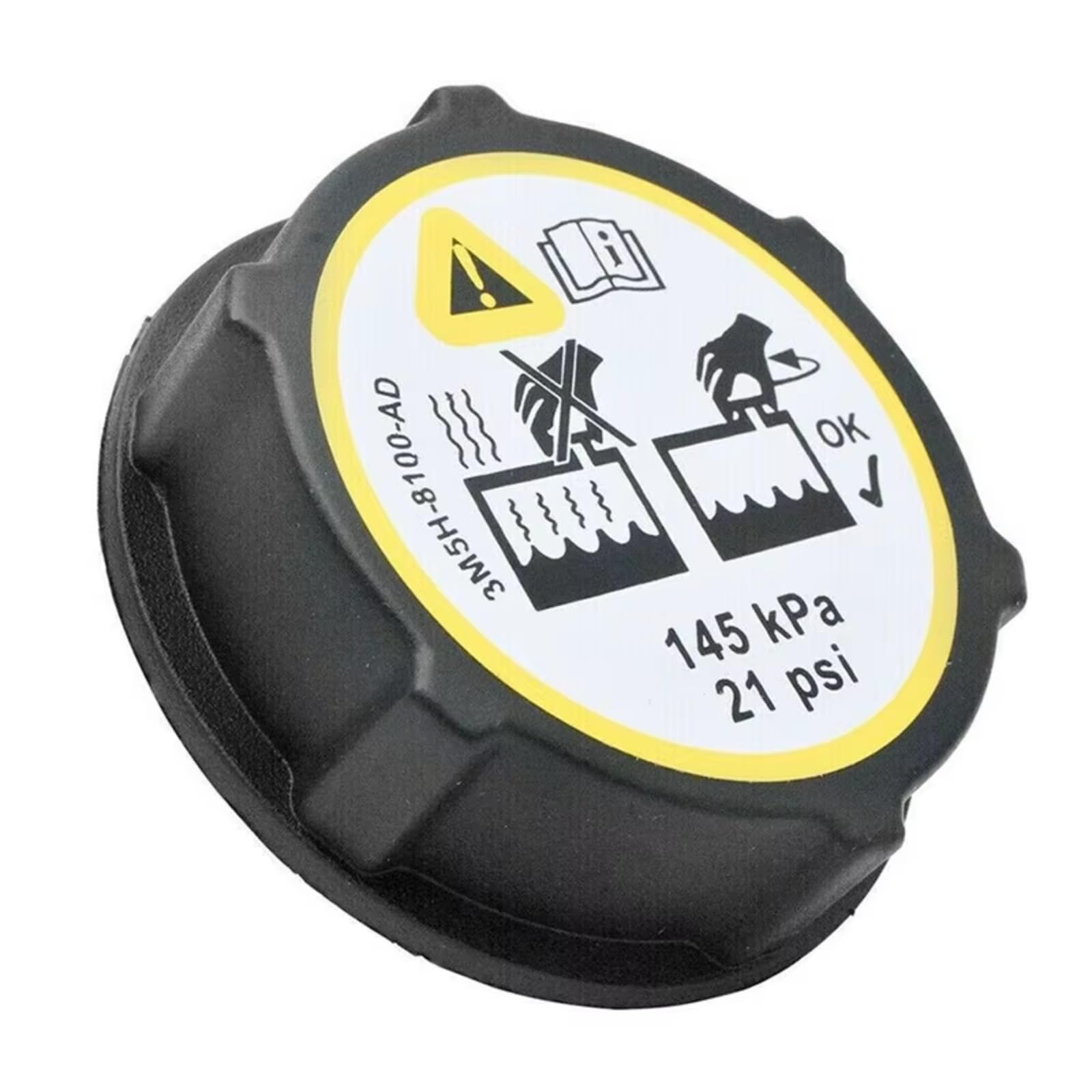 Tapón del depósito de refrigerante para Focus MK2 2004 2005 2006 2007 2008-2012 DG93-8101-AA Tapa del depósito de expansión del refrigerante del radiador del Coche