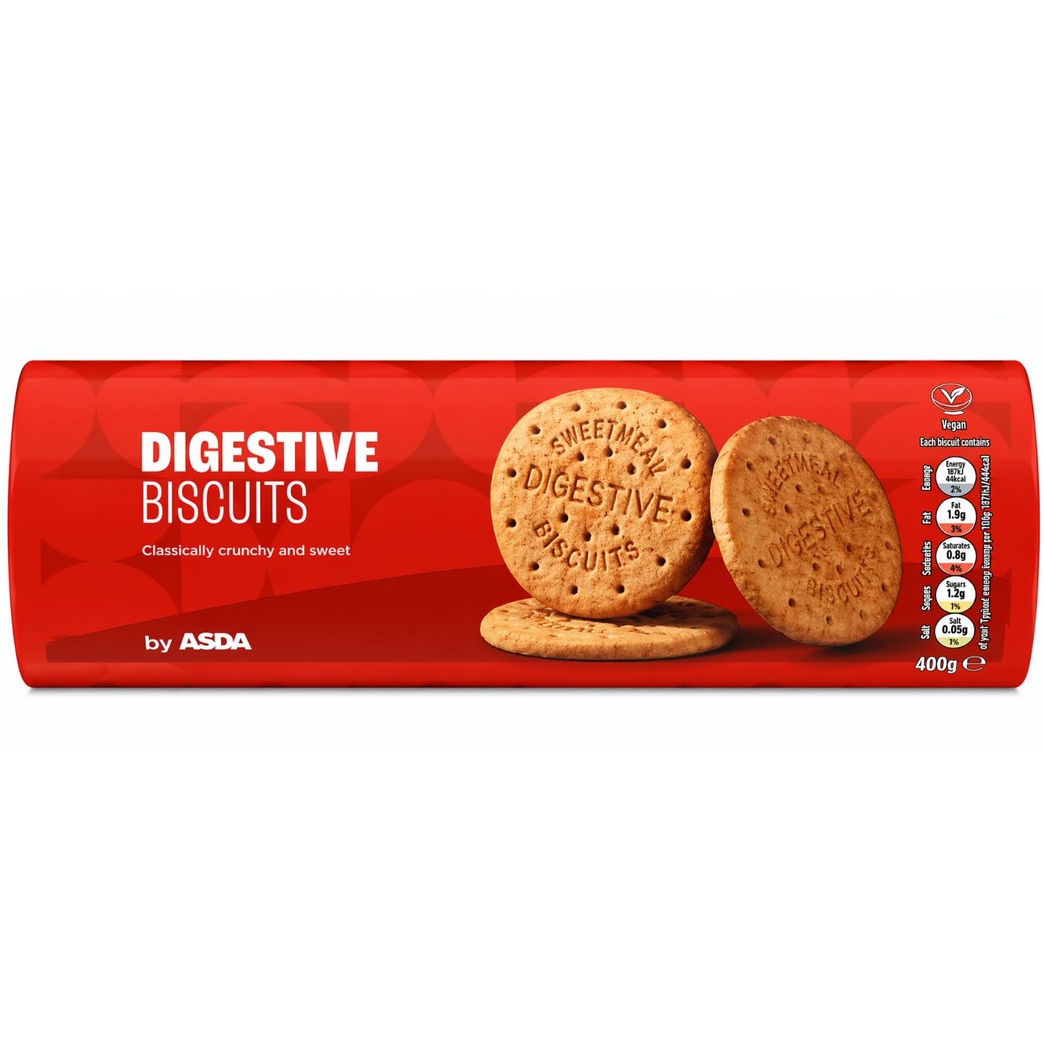ASDA - Digestive Biscuits (400g) By COUGAR | Classic Crunchy Wheat Biscuits with Light Sweet Taste | Traditional British Snack for Tea Time | Premium Quality Family Treat | Perfect Everyday Coffee Companion – (Imported-UK)-image-37