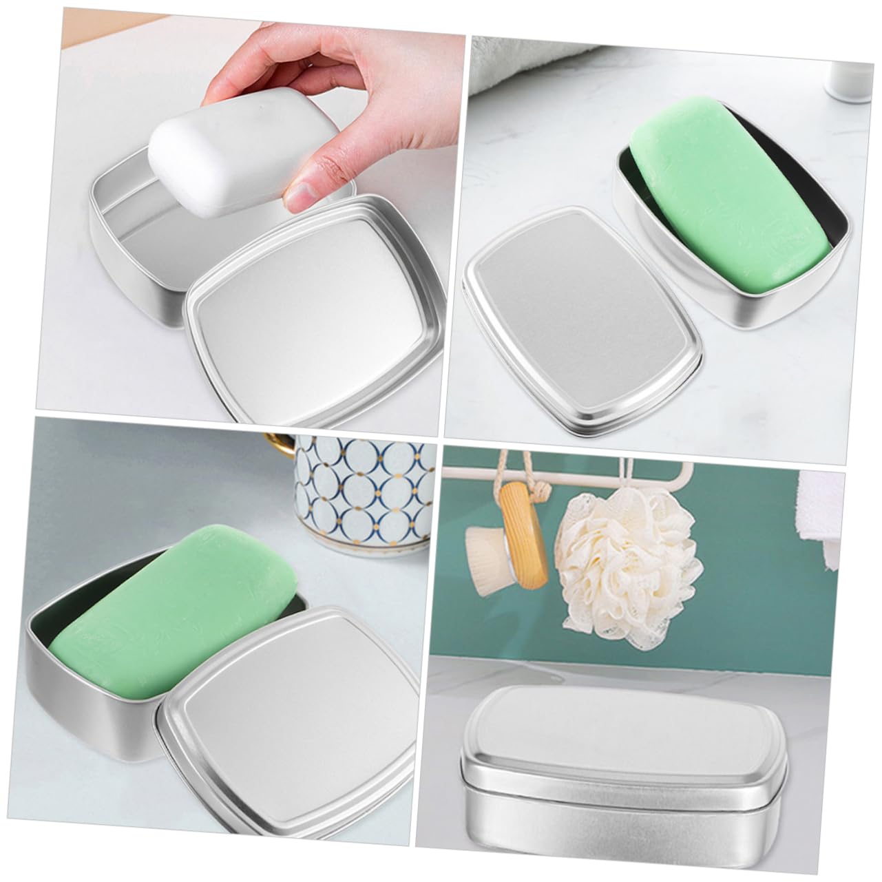 Amazon｜Beatifufu アルミ製石鹸収納ケース ポータブル缶 金属収納容器