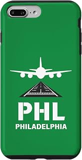 PHL Airport Philadelphia, PA Airplane Landing on Runway Case for iPhone 7 Plus/8 Plus