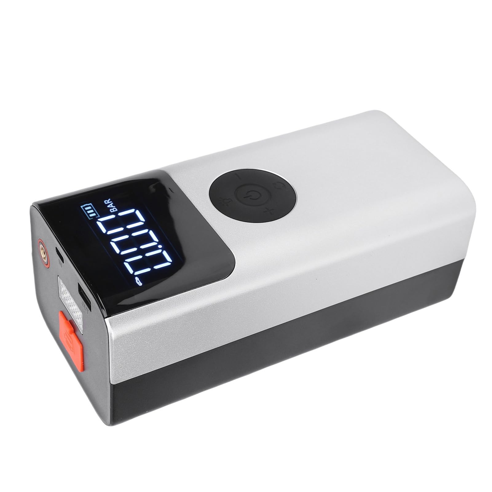 RiToEasysports Arrancador de Batería con Compresor de Aire, Inflador de Neumáticos 150 PSI, Cargador Portátil 1500A Pico para Vehículos 12V, con Puertos USB y Luz LED para Uso de Emergencia