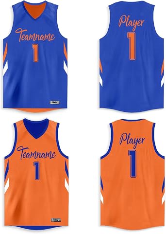 Custom Reversible Basketball Jersey Mesh Performance Uniform for Men/Boy
