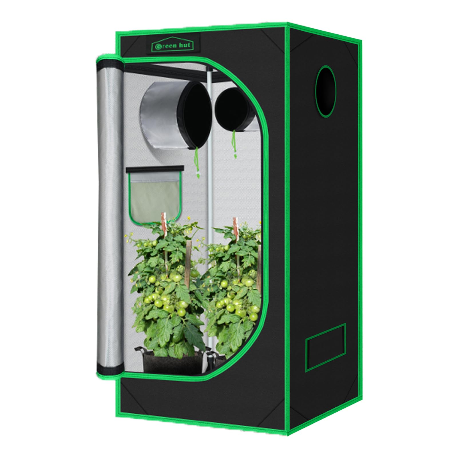 Amazon.co.jp: Green Hut 3x3 グロウテント 36インチx36インチx72