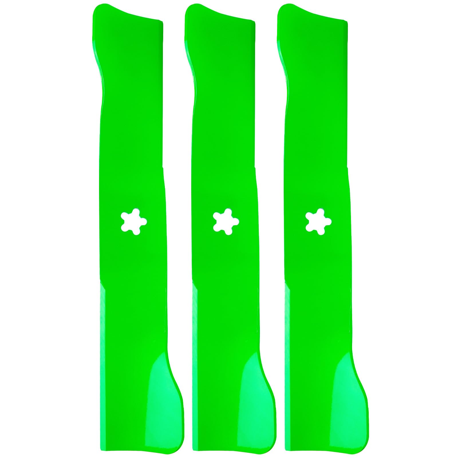 Paquete de 3 cuchillas de alta elevación para cortacésped Husq Varna TS248TD TS348 Red Max RZT48 YT2348F YT2448F RZT48x 48 pulgadas