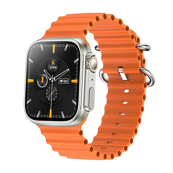 pTron Newly Launched Reflect Pro Smartwatch, Bluetooth Calling, 1.85″ Full Touch Display, 600 NITS, Digital Crown, Metal Frame, 100+ Watch Faces, HR, SpO2, Voice Assist, 5 Days Battery Life (Gold) at Rs. 1099