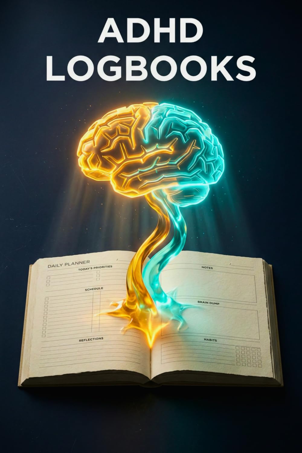 ADHD Logbooks for Adults: A Practical 40-Page Guide to Focus, Organization, and Productivity for Neurodivergent Minds (Health Psychology eBooks)