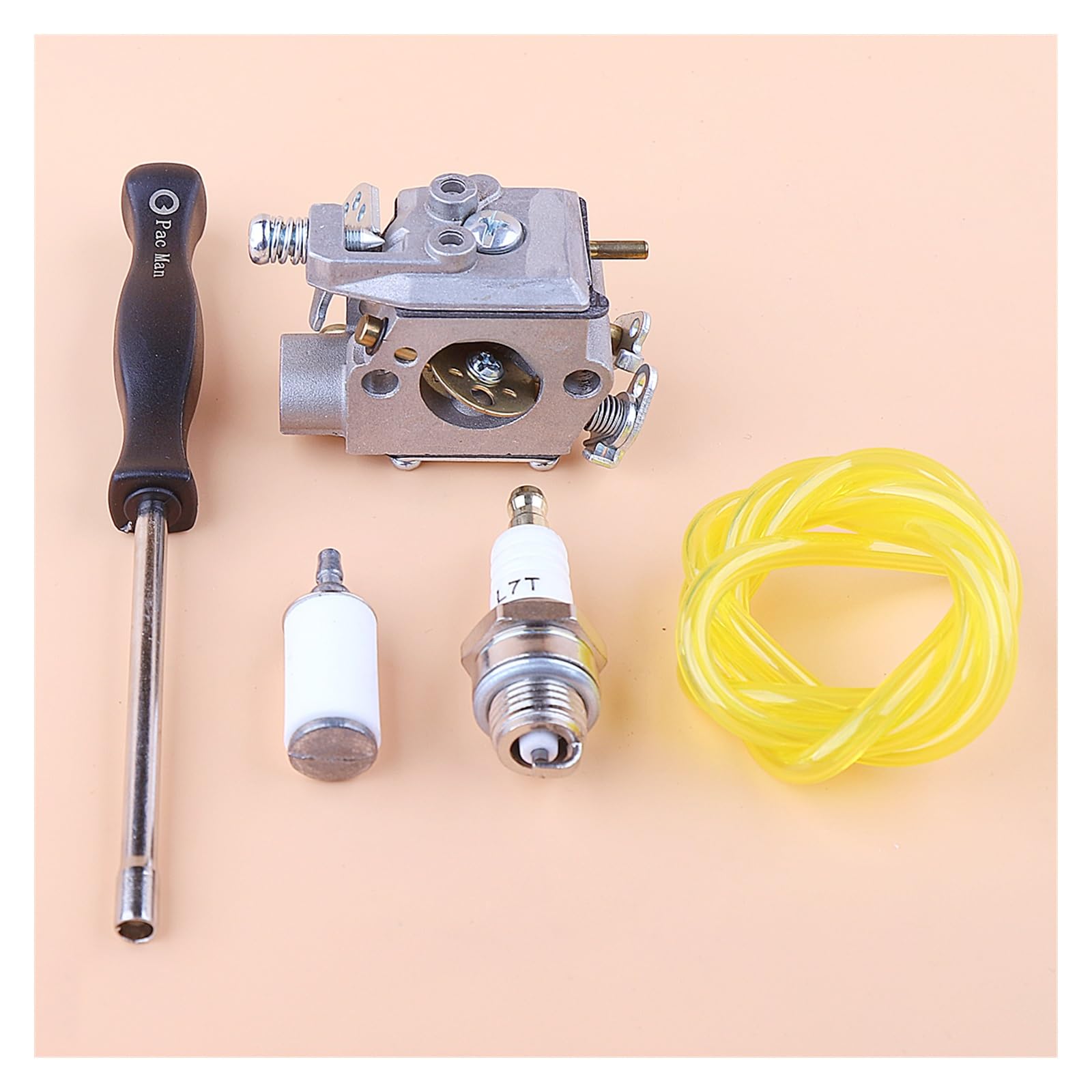Carburador for Partner P340S P350S P360S línea de filtro de combustible bujía destornillador Kit de herramientas de ajuste de carburador 579359201