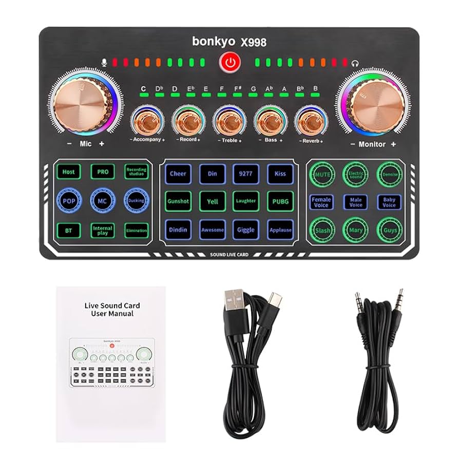 ゲーミングオーディオミキサー オーディオインターフェース PS5/PS4 FIFINE ゲーミングオーディオミキサー オーディオ