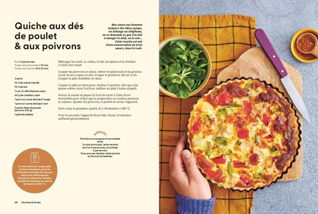 L'Art de l'Airfryer à petit prix, 130 recettes spécial Airfryer pour devenir un vrai pro : Livre de recettes à la friteuse Airfryer d'Audrey Chocmiel ... 130 recettes simples pour toute la famille