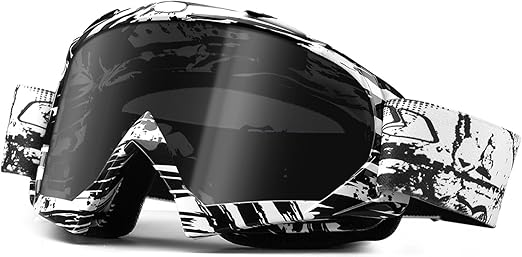 Dirt Bike Goggles Motorcycle Gear ATV Riding Motocross Dirtbike 4-Wheeler Accessories Ski Fit Over The Glasses