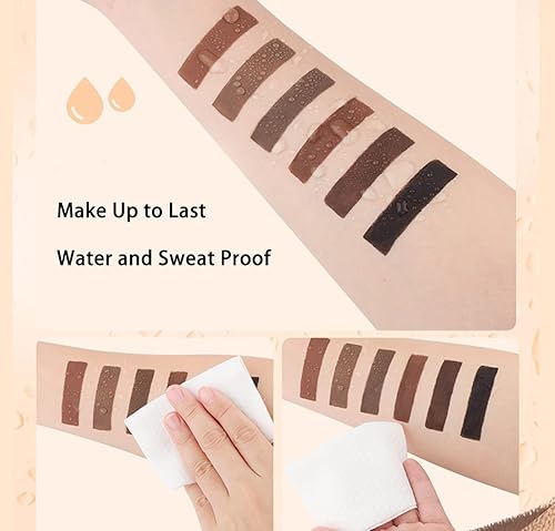 Miniatura 4 de Cepillo para sello de cejas 4D cepillo realista para cejas cepillo para trazos de pelo de cejas cepillo realista para cejas cepillo de cejas en