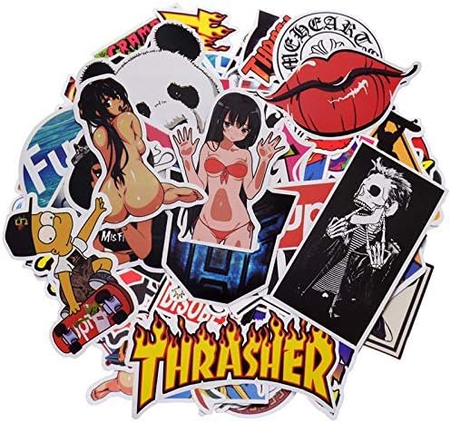 100 PCS Not Repeat Graffiti Sticker Label Fashion Label Art Car Board Waterproof Random Stickers