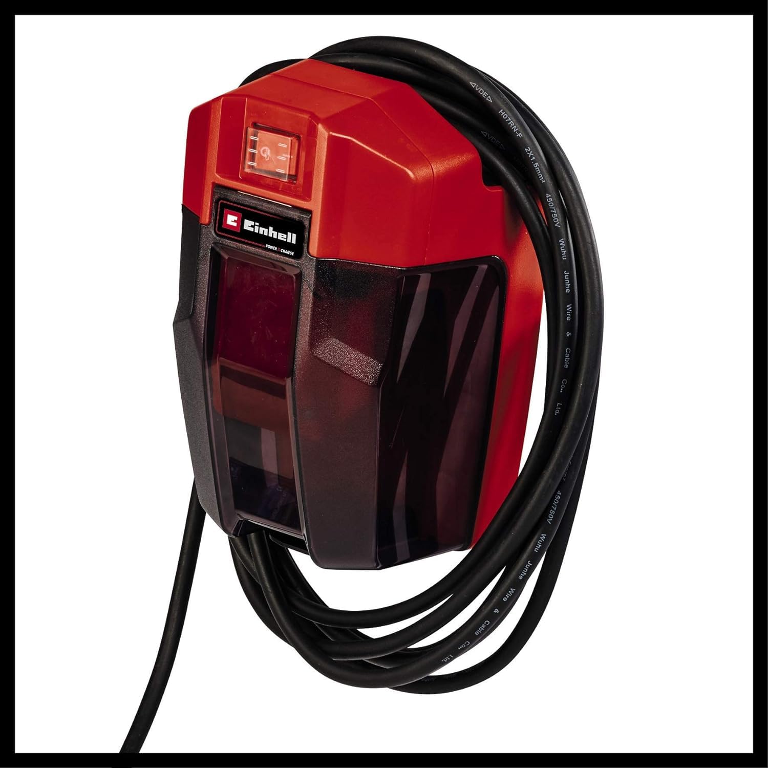 Einhell Pompe d’évacuation pour eaux claires sans fil GE-PP 18 RB Li-Solo Power X-Change (18 V, max. 2 bar, débit max. 3000 L/h, boîtier de batterie flexible) Livré sans Batterie ni Chargeur