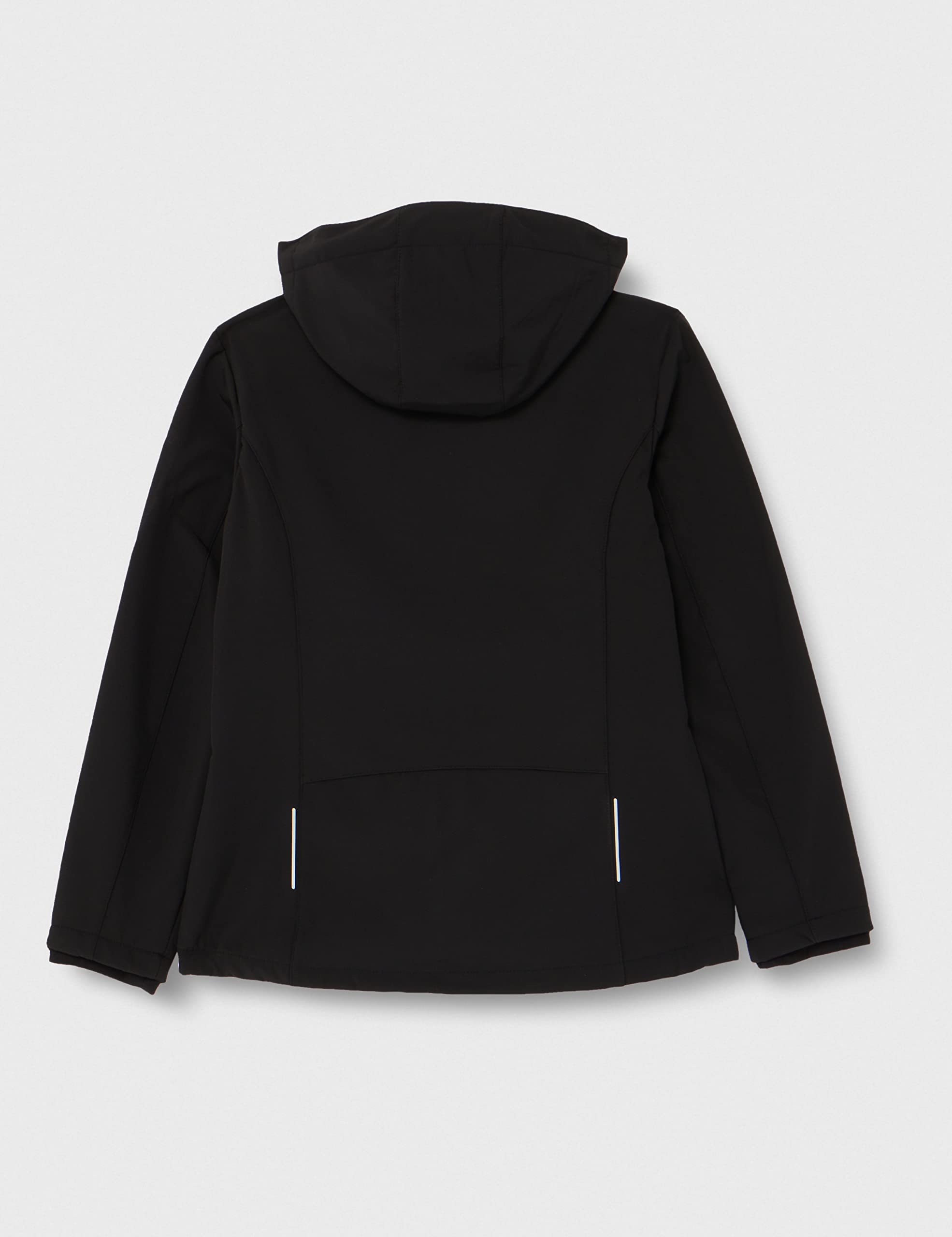 CMP Giacca In Softshell Da Donna Con Cappuccio Removibile, Nero 01, 52