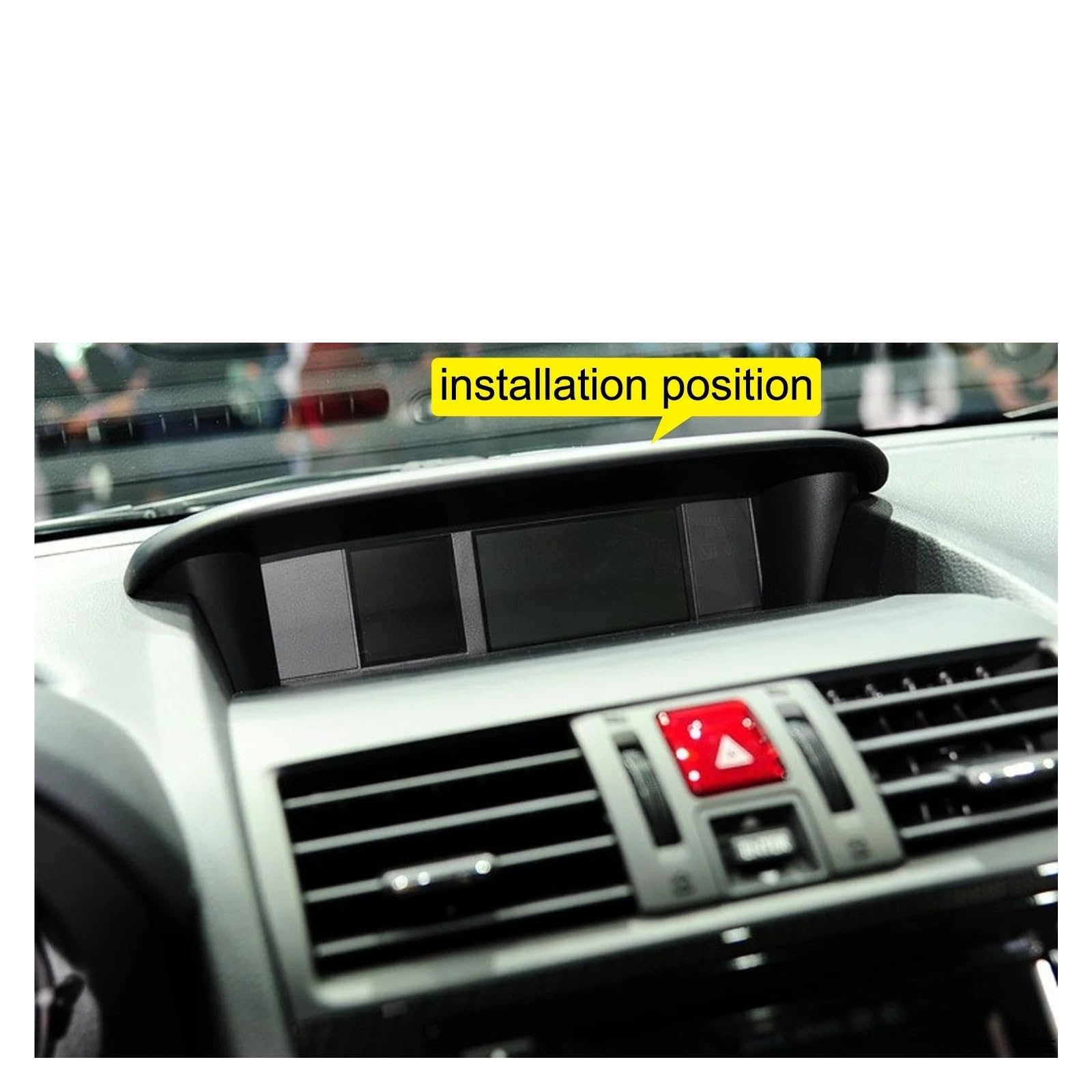 Für Subaru Für WRX Für STI 2015-2017 Auto Zentrale Konsole Dashboard Panel Abdeckung Trim Innen Zubehör Car Trim Interior Strips
