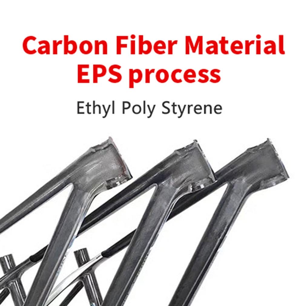 27.5er 29er Bike Frame Carbon Fiber Hardtail Mountain Bike Frame 15''/17''/19'' Disc Brake Frame Thru Axle 12 * 142mm Routing Internal XC AM(Matte Black,29 * 17'')